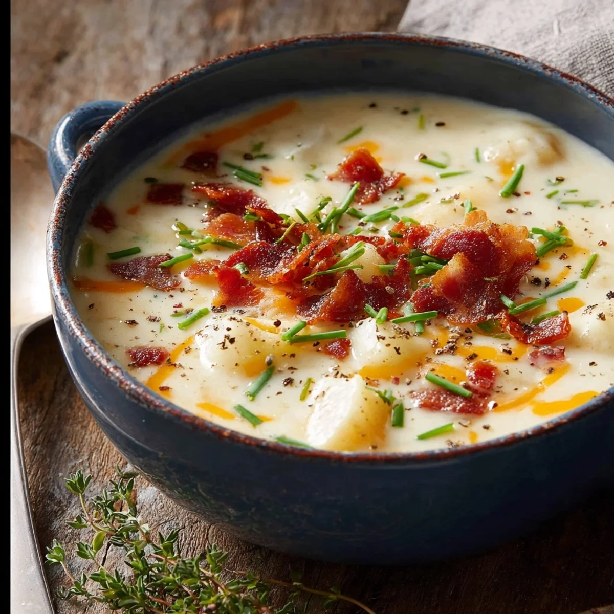 Crockpot Potato Soup: Hearty & Creamy Comfort Bowl