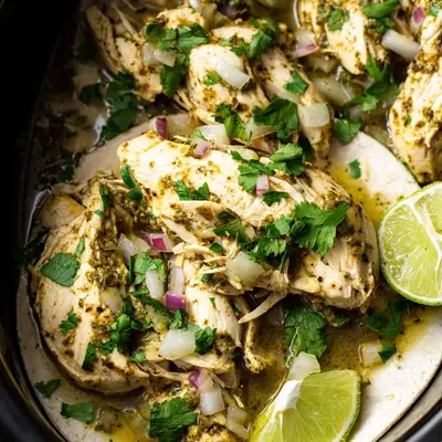 Crockpot Salsa Verde Chicken: Easy & Flavorful Dinner