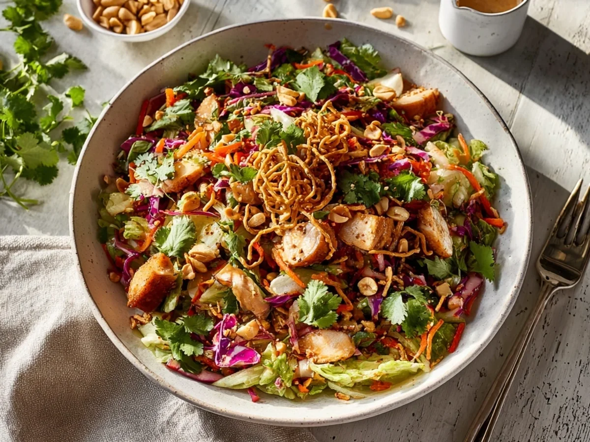 Crunchy Peanut Chicken Salad: A Vibrant Meal - Featured Image