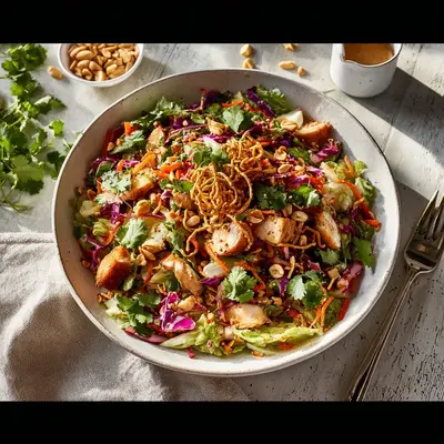 Crunchy Peanut Chicken Salad: A Vibrant Meal