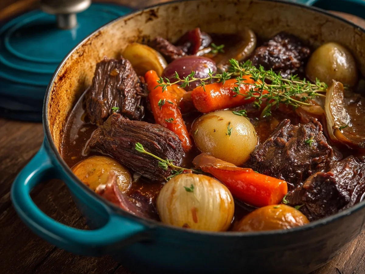 Dutch Oven Beef Stew: Hearty & Flavorful Dinner - Featured Image