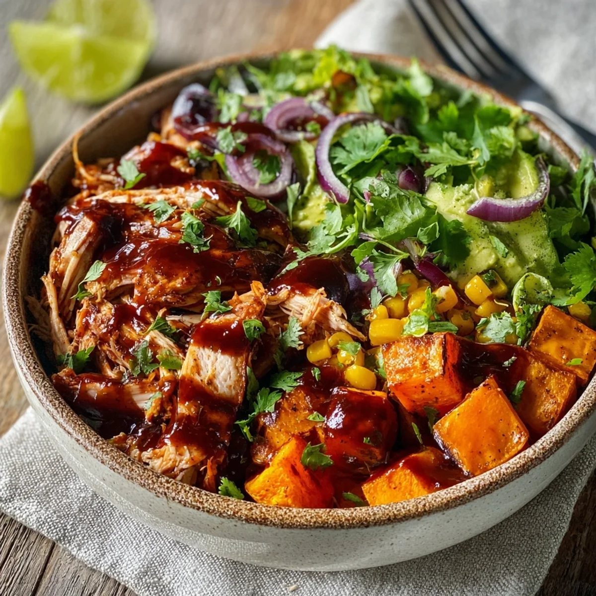 Easy BBQ Chicken Sweet Potato Bowl: Weeknight Wonder