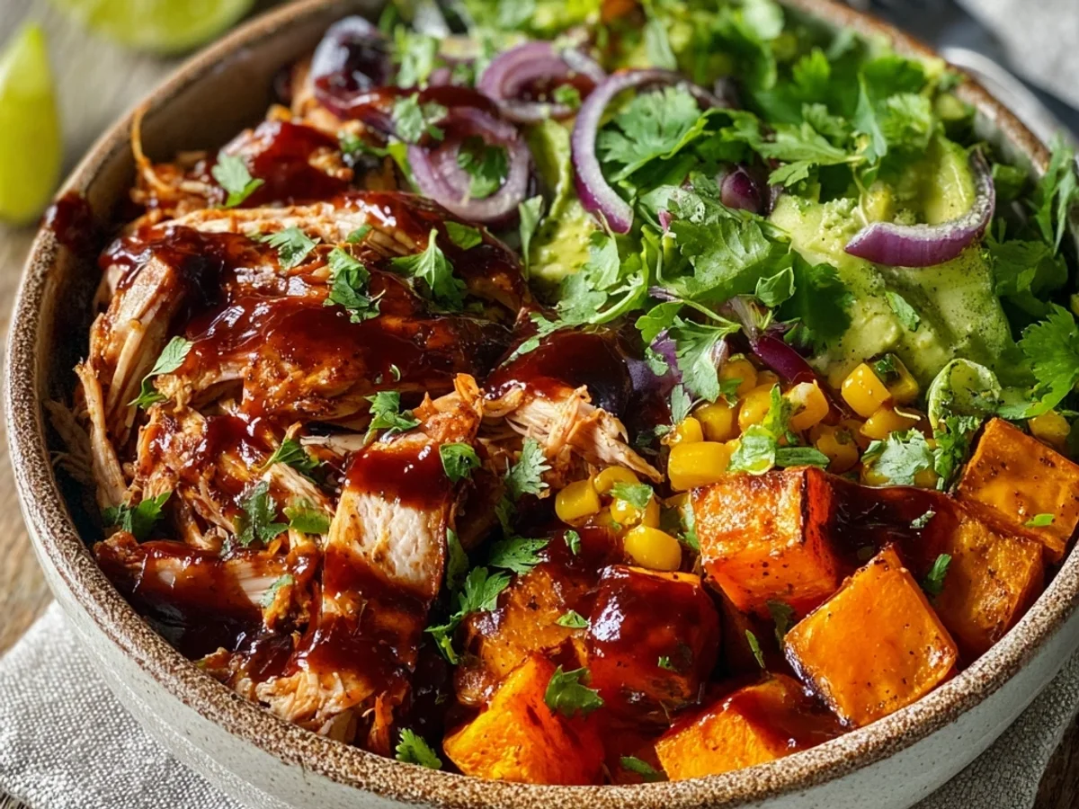 Easy BBQ Chicken Sweet Potato Bowl: Weeknight Wonder - Featured Image