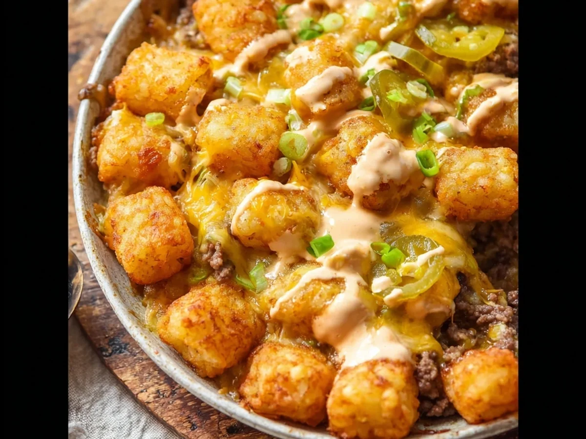 Easy Big Mac Tater Tot Casserole: Weeknight Comfort - Featured Image