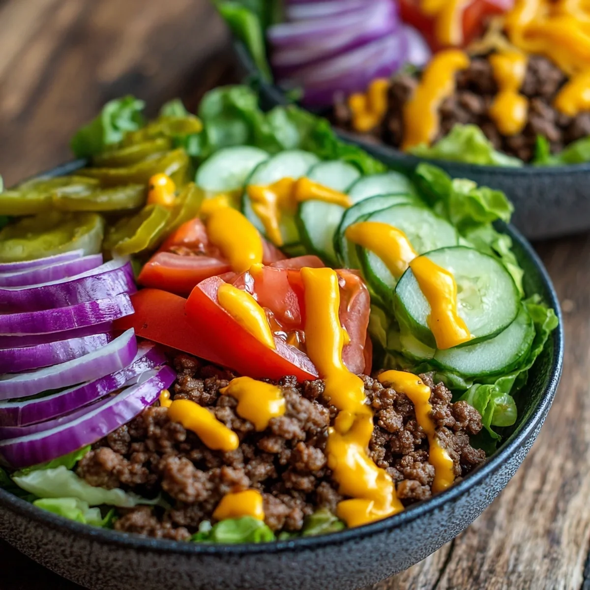 Easy Burger Bowls: Delicious Low-Carb Dinner Recipe