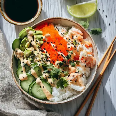 Easy California Roll Sushi Bowls: Quick Weeknight Meal