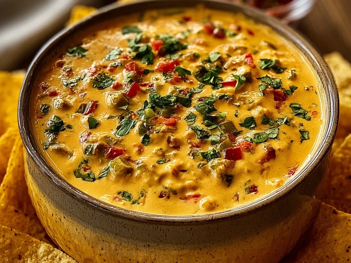 Easy Cheesy Rotel Ranch Queso Dip: A Crowd-Pleasing Delight - Featured Image