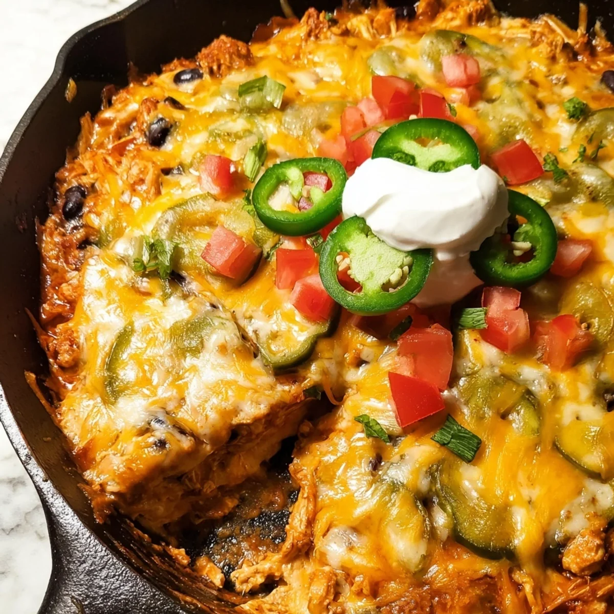 Easy Chicken Enchilada Skillet: One-Pan Dinner