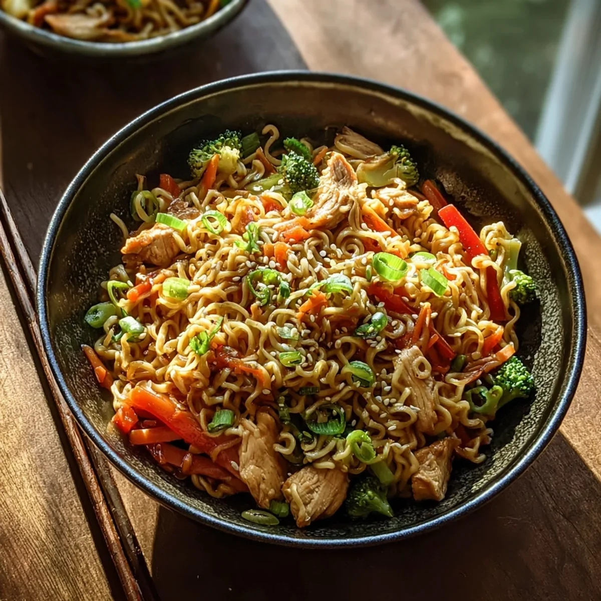 Easy Chicken Ramen Stir Fry: Speedy Dinner