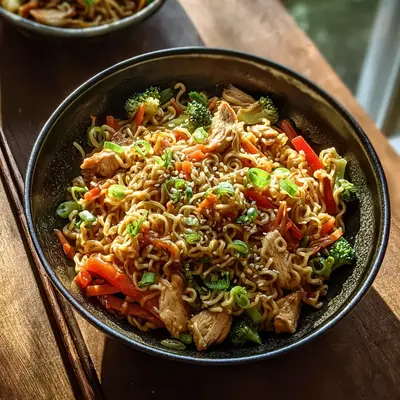 Easy Chicken Ramen Stir Fry: Speedy Dinner