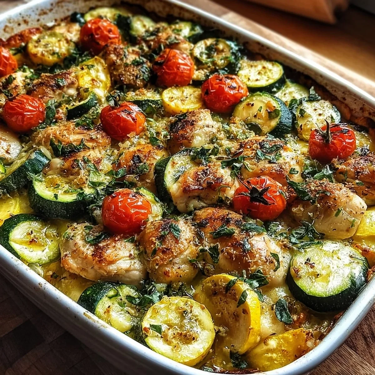 Easy Chicken Zucchini Bake: Healthy One-Dish Meal