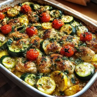 Easy Chicken Zucchini Bake: Healthy One-Dish Meal