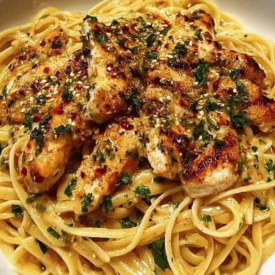 Easy Cowboy Butter Chicken Linguine