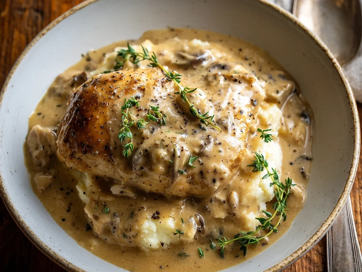 Easy Crockpot Chicken and Gravy: Simple Dinner - Featured Image