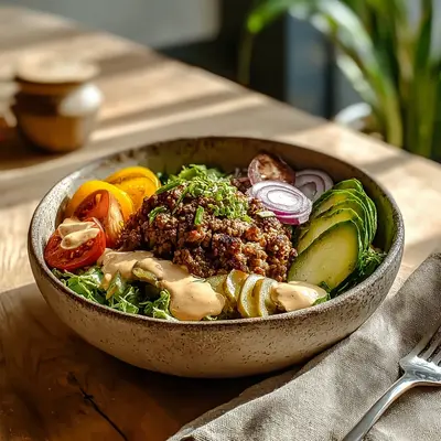 Easy Homemade Burger Bowls: Weeknight Comfort