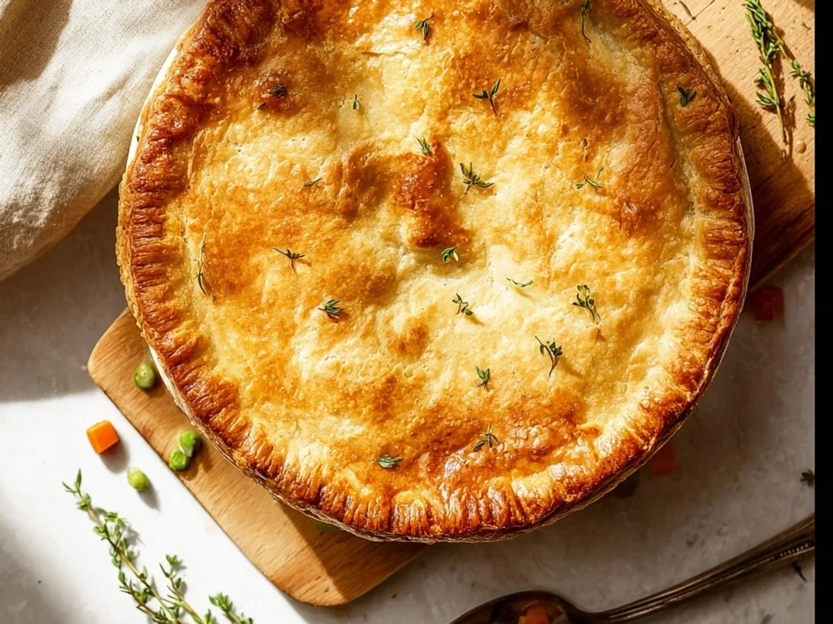 Easy Homemade Pot Pie Recipe: Hearty Chicken & Flaky Crust - Featured Image
