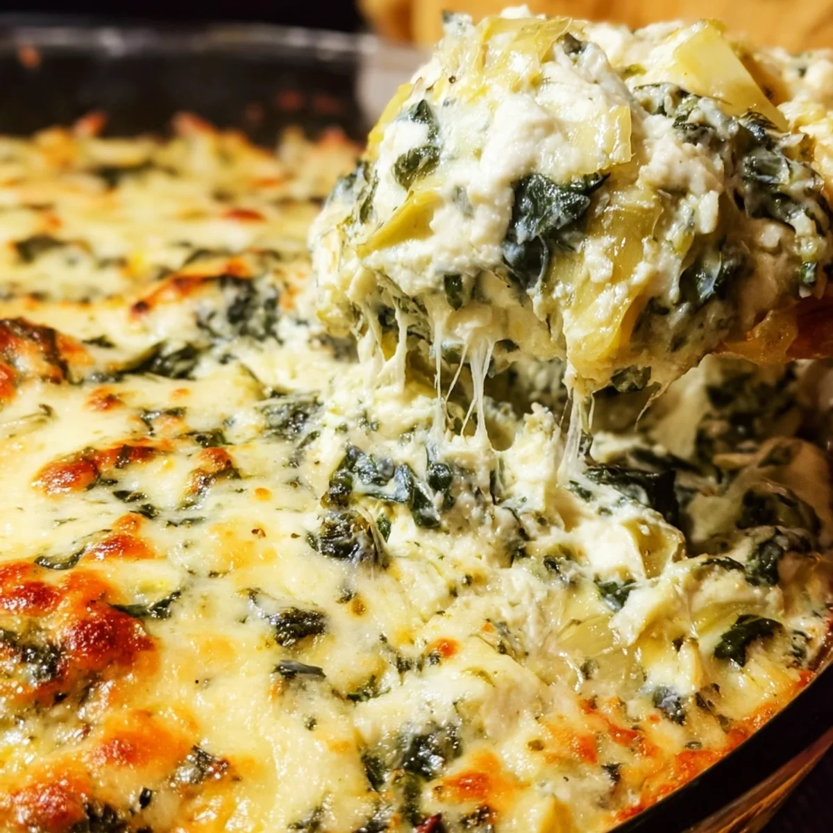 Easy Hot Spinach Artichoke Dip Recipe