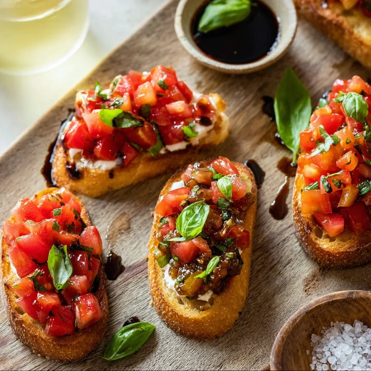 Easy Italian Bruschetta: Fresh Tomato & Basil Bites