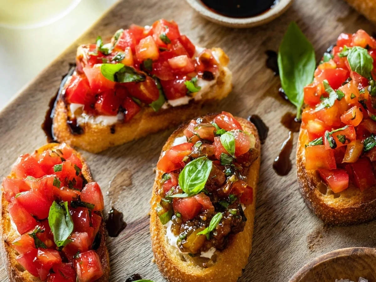 Easy Italian Bruschetta: Fresh Tomato & Basil Bites - Featured Image