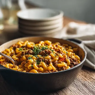 Easy One Pot Cheeseburger Macaroni: Weeknight Comfort