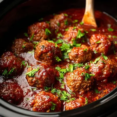 Easy Slow Cooker Meatballs Recipe