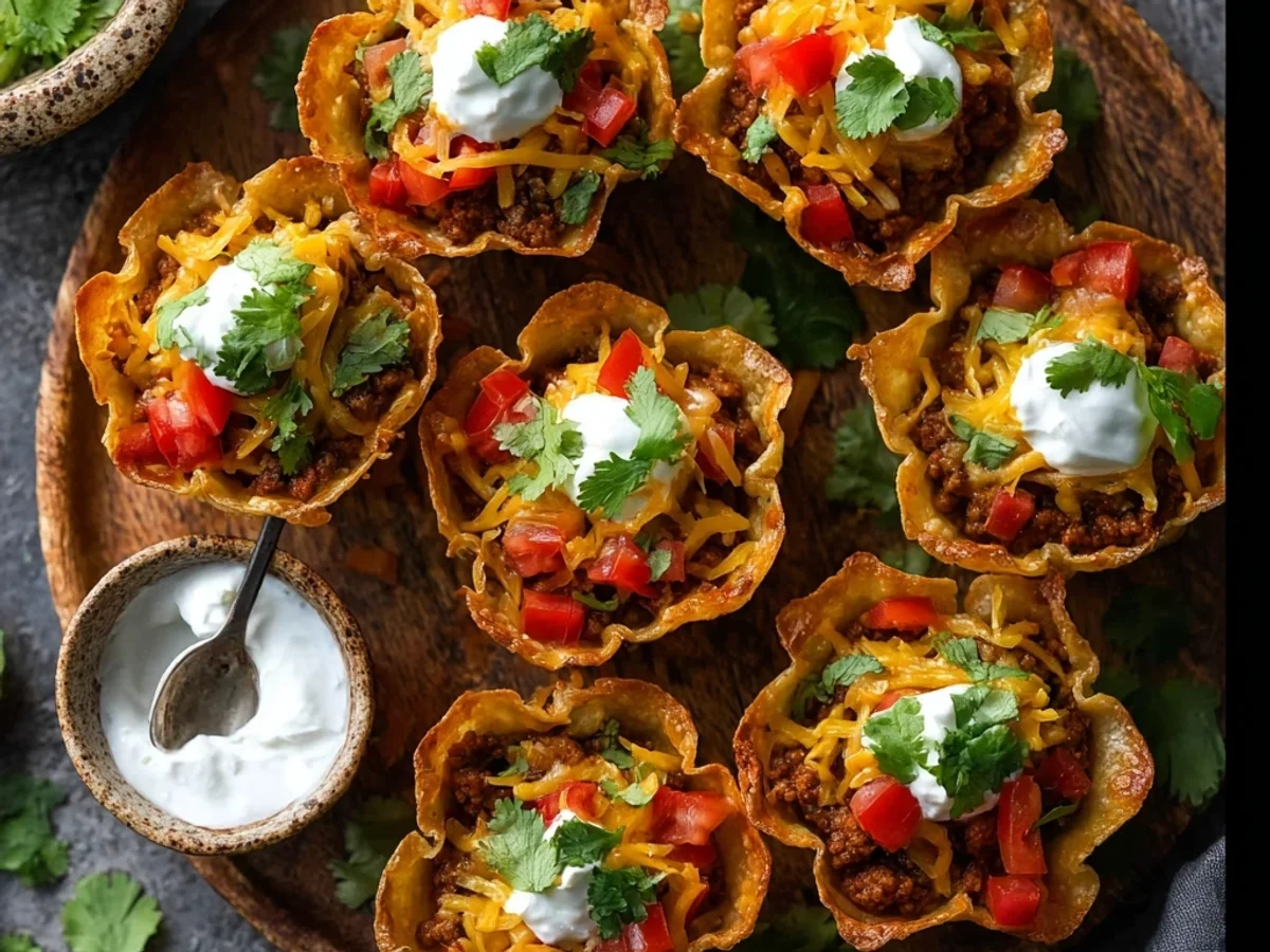 Easy Taco Cups Recipe: Quick Weeknight Crunch - Featured Image