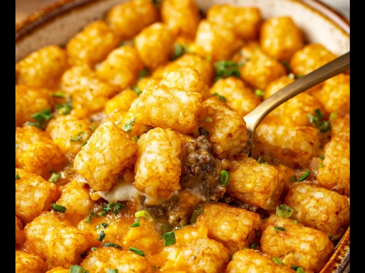 Easy Tater Tot Casserole: Cheesy Family Dinner - Featured Image