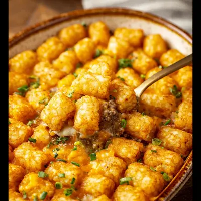 Easy Tater Tot Casserole: Cheesy Family Dinner