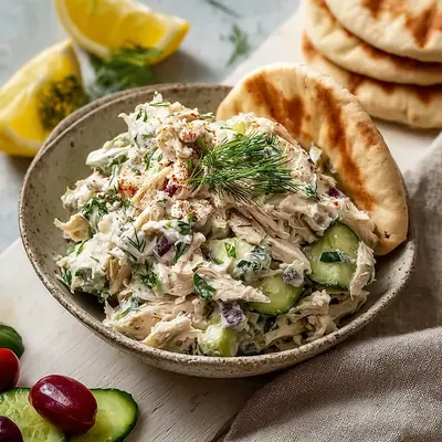Easy Tzatziki Chicken Salad Recipe: A Bright Lunch