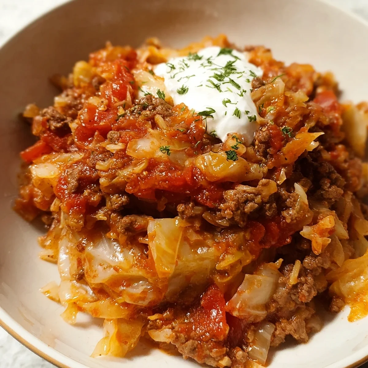 Easy Unstuffed Cabbage Rolls: Quick Weeknight Meal