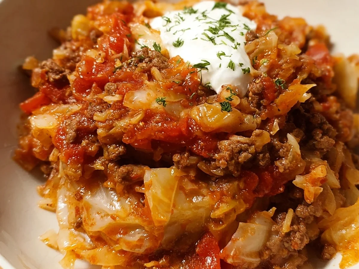 Easy Unstuffed Cabbage Rolls: Quick Weeknight Meal - Featured Image