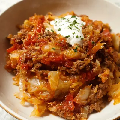 Easy Unstuffed Cabbage Rolls: Quick Weeknight Meal