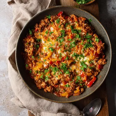 Easy Unstuffed Peppers Recipe: Quick Skillet Dinner