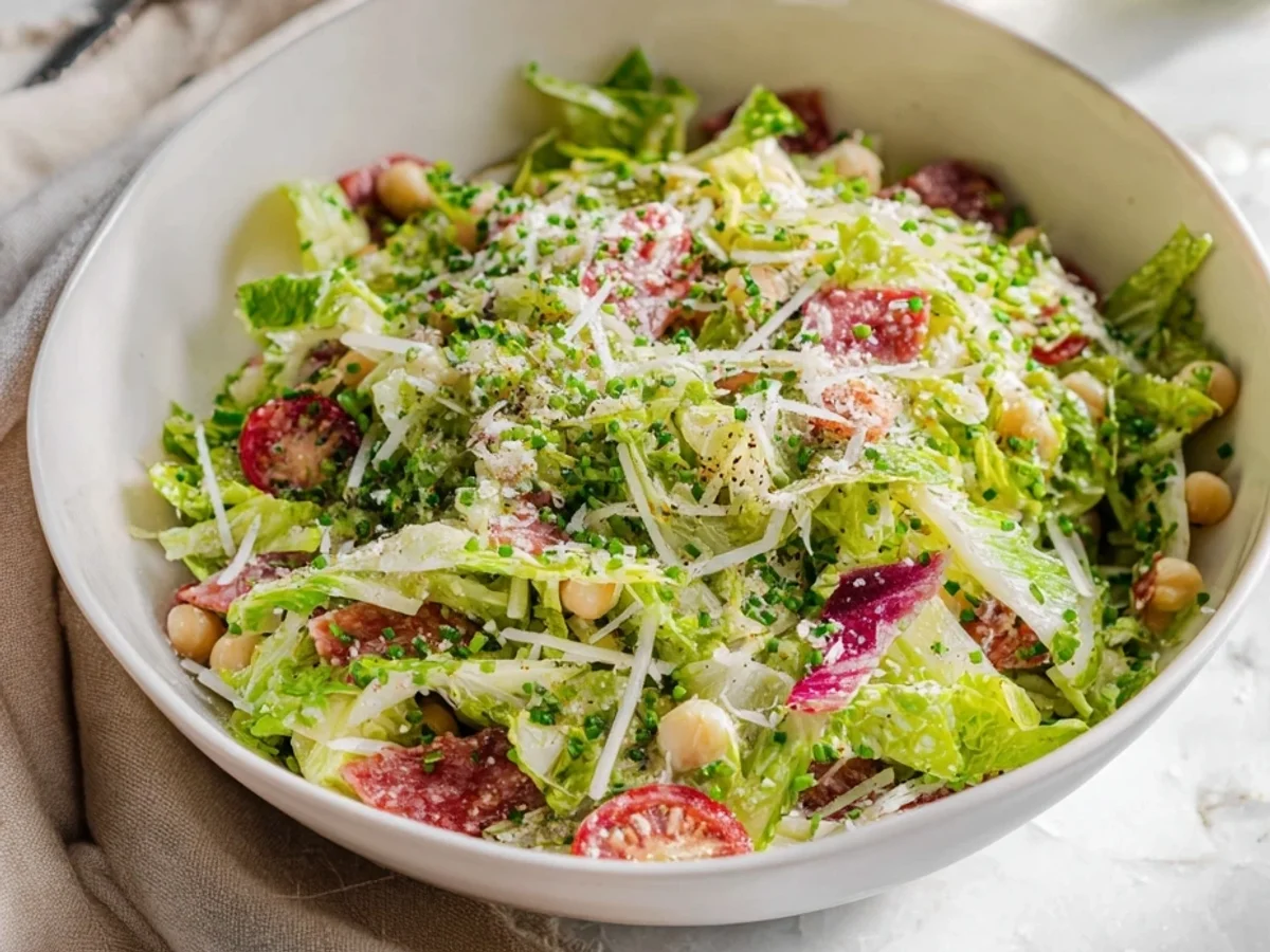 Famous La Scala Chopped Salad Recipe: Tangy & Satisfying - Featured Image