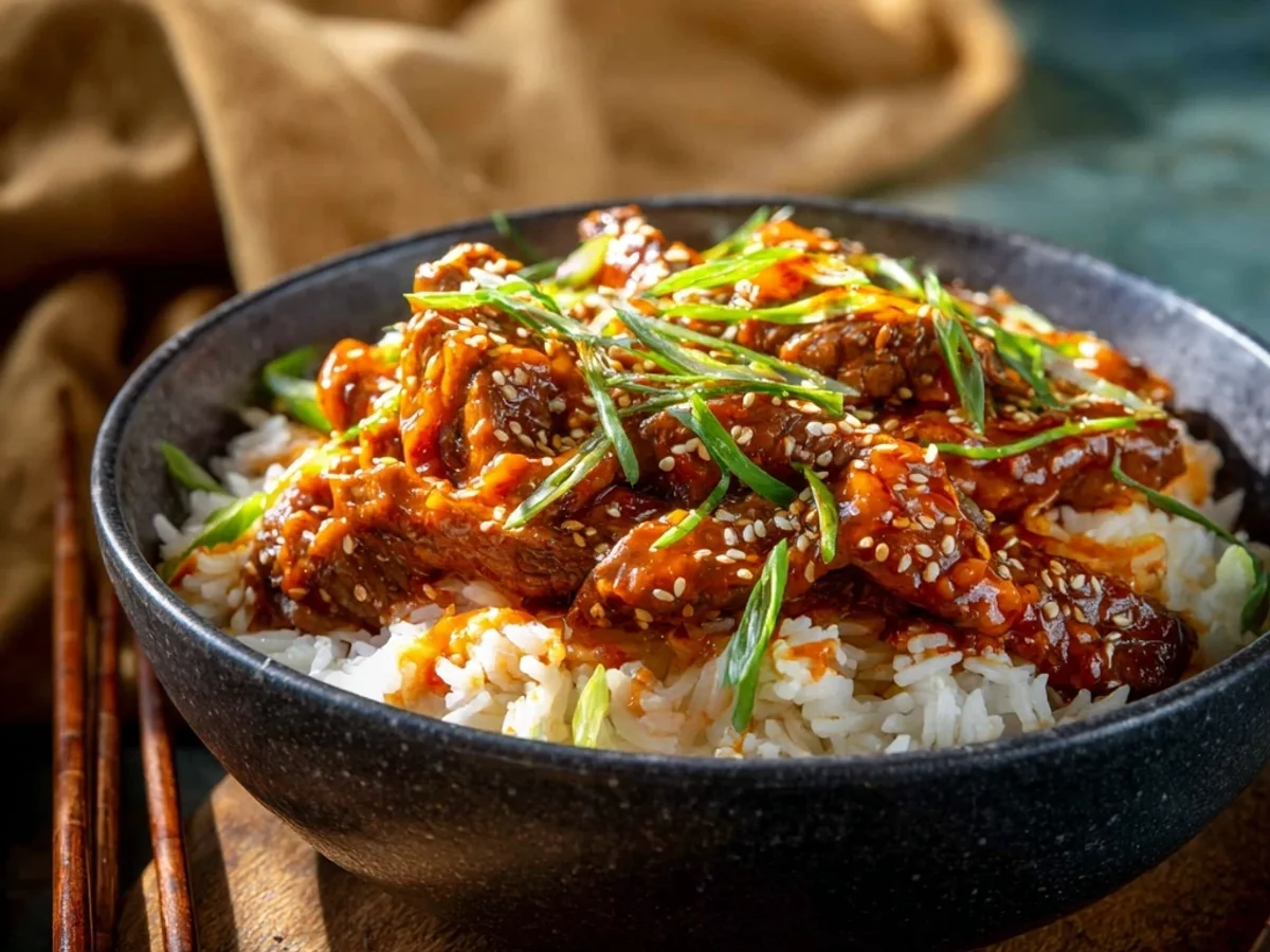 Flavorful Korean Spicy Lamb Bowls for Dinner - Featured Image