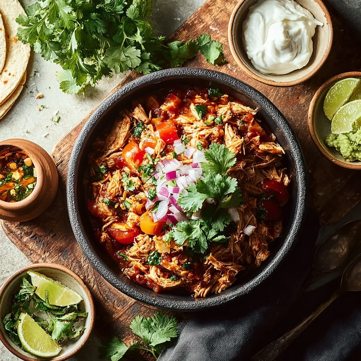 Flavorful Mexican Pulled Chicken: Easy Weeknight Tacos