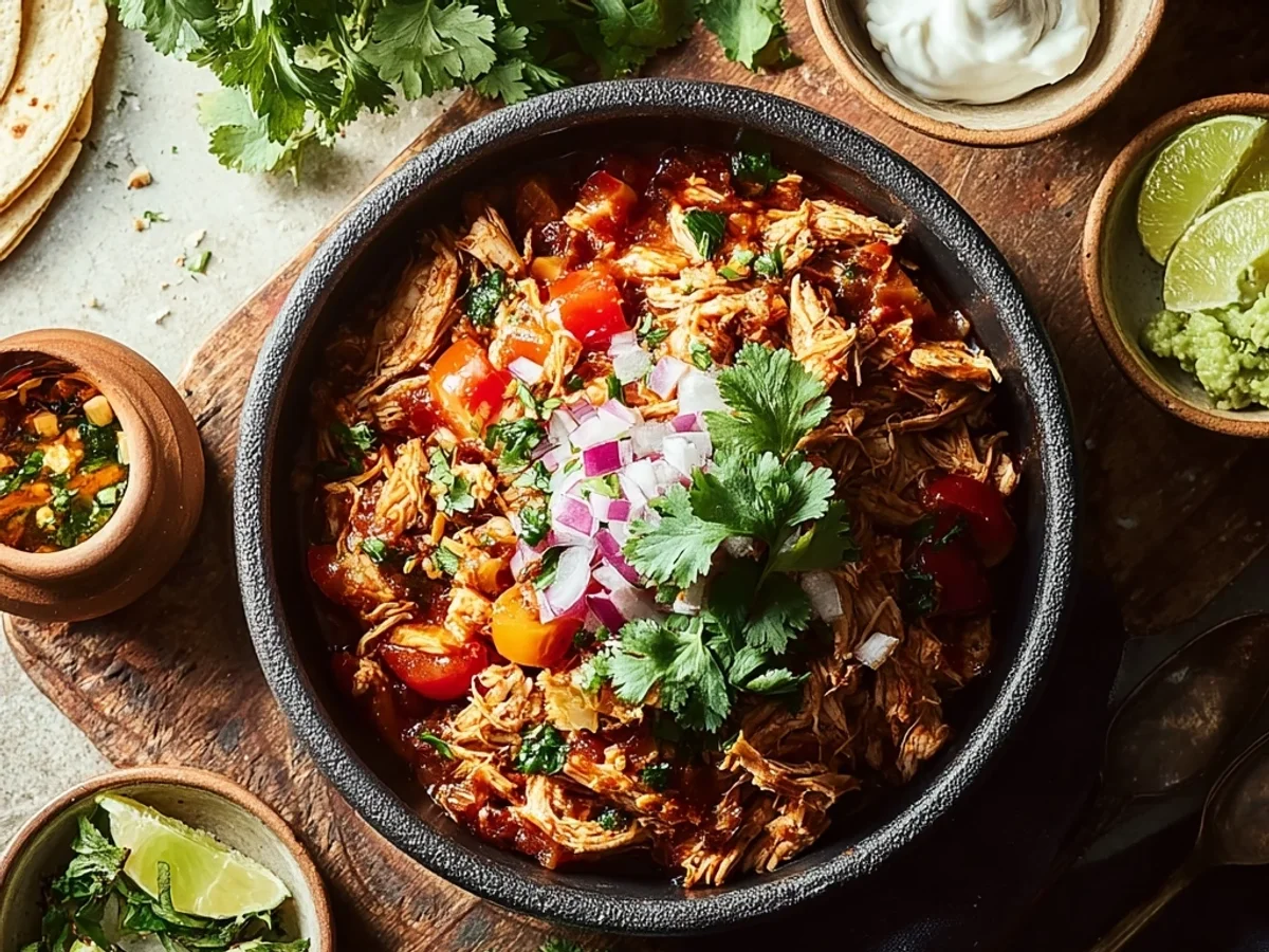 Flavorful Mexican Pulled Chicken: Easy Weeknight Tacos - Featured Image