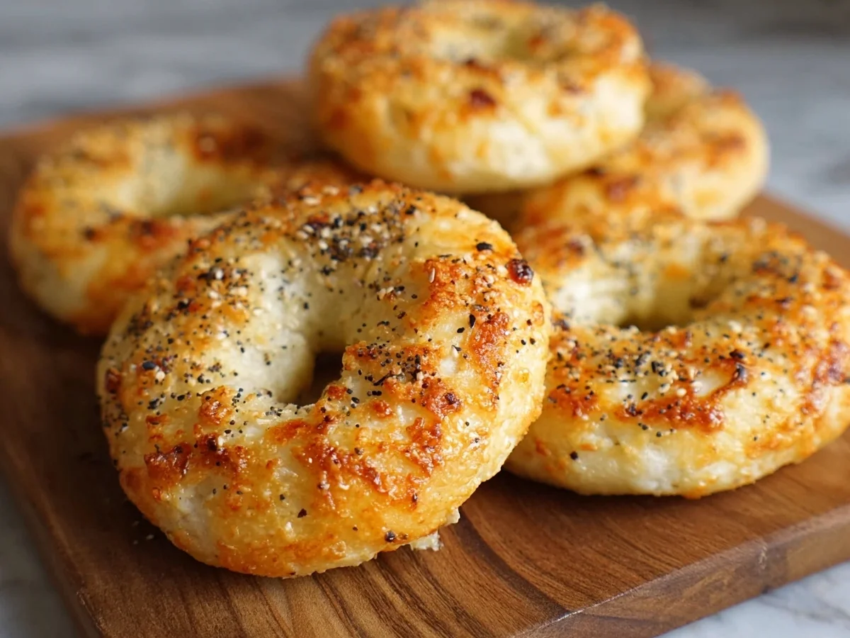 Fluffy High Protein Cottage Cheese Bagels (No Yeast) - Featured Image