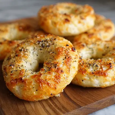 Fluffy High Protein Cottage Cheese Bagels (No Yeast)