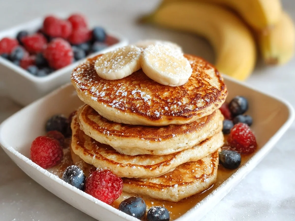 Fluffy High Protein Pancakes: 21g Protein & Meal Prep - Featured Image