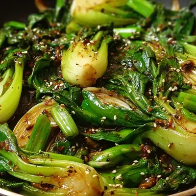 Garlic Ginger Sautéed Bok Choy (Quick Asian Side)