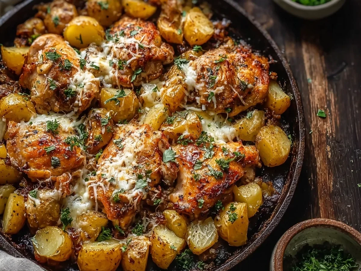 Garlic Parmesan Chicken and Potatoes: A Sheet Pan Favorite - Featured Image