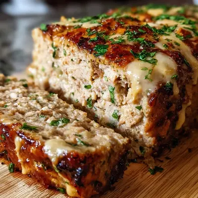 Garlic Parmesan Chicken Meatloaf: Tender & Flavorful