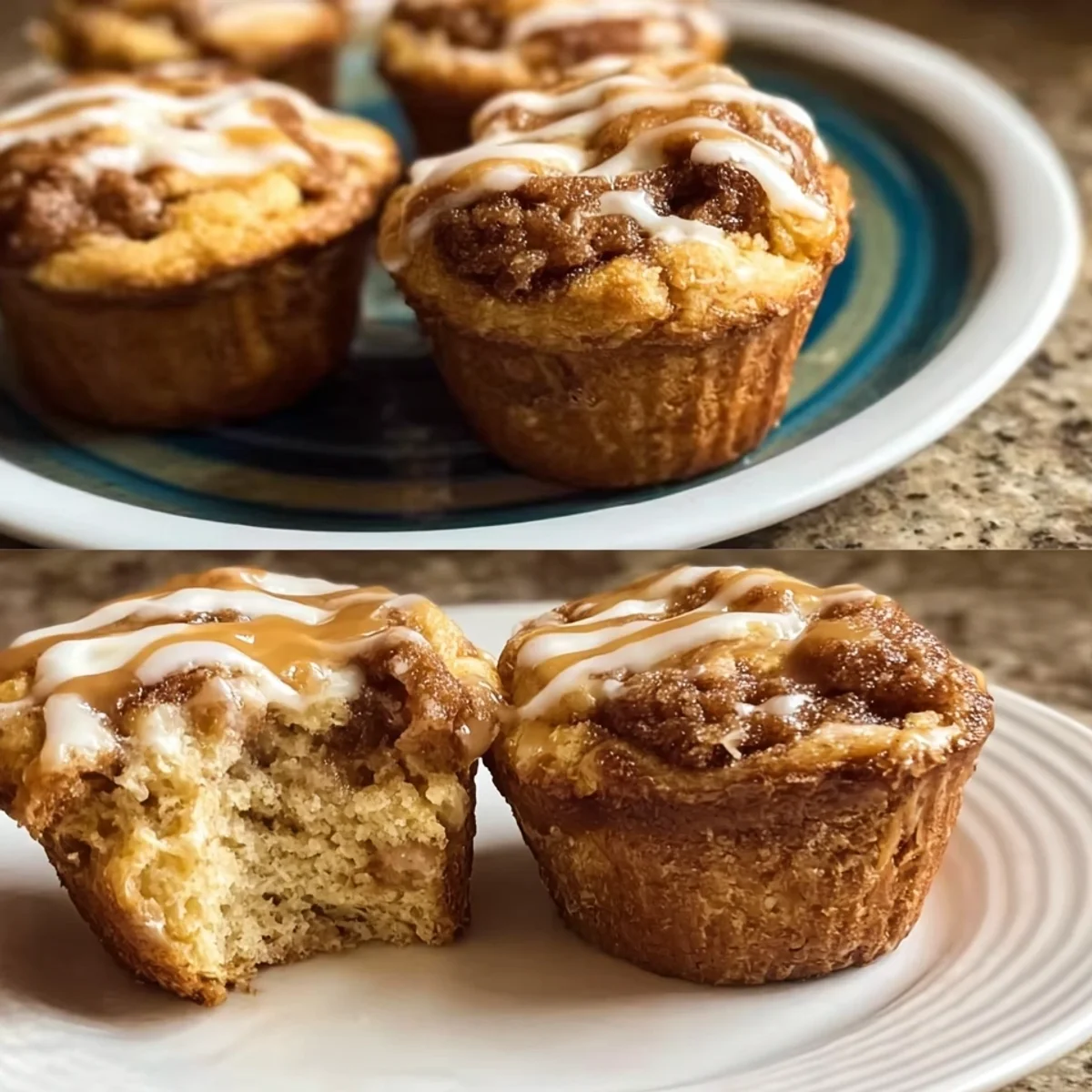 Gluten-Free Cinnamon Roll Protein Muffins