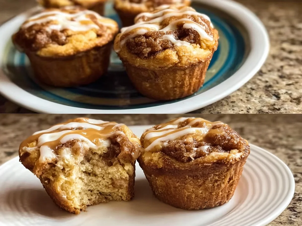 Gluten-Free Cinnamon Roll Protein Muffins - Featured Image