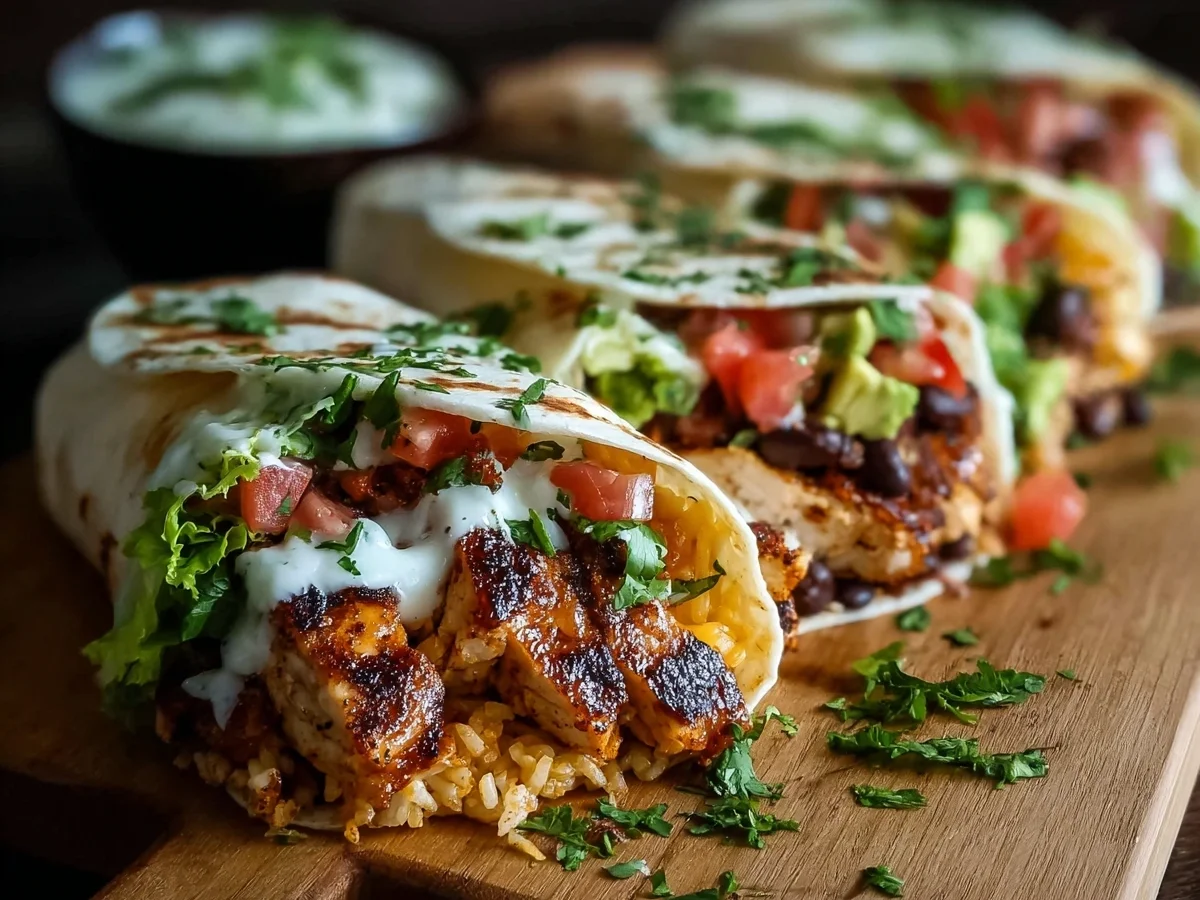 Grilled Chicken Burrito with Smoky Chipotle Ranch - Featured Image