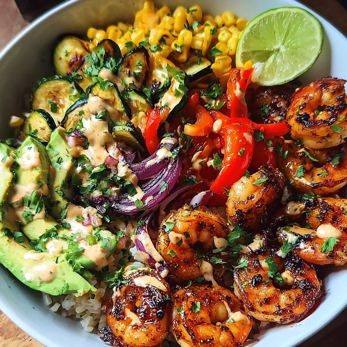 Grilled Shrimp Bowl: Easy Meal Prep & Dinner