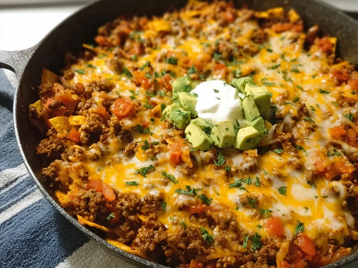 Ground Beef Enchilada Skillet: Easy One-Pan Meal - Featured Image