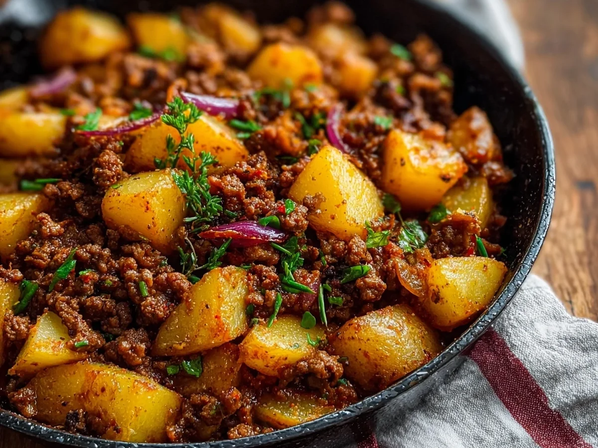 Ground Beef & Potatoes: Hearty High Protein Meal - Featured Image