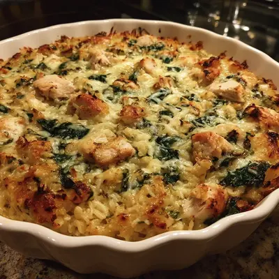 Healthy Chicken Cauliflower Rice Casserole